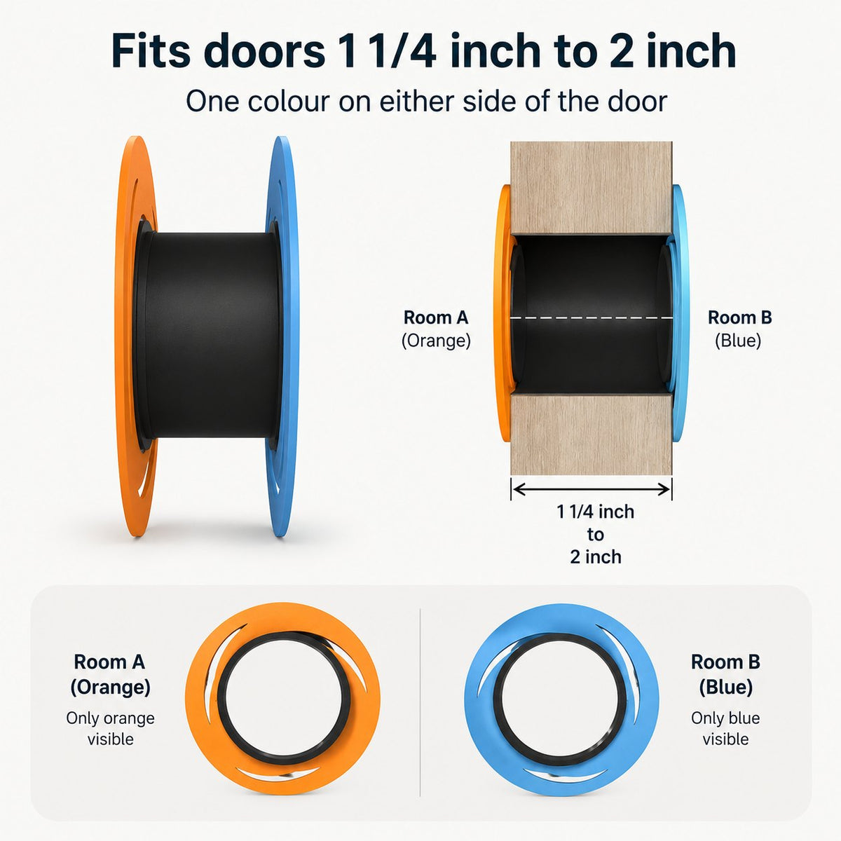 Orange and blue swirl cat portal, view 4 of 9
