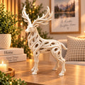 Modern abstract elk sculpture, view 5 of 11